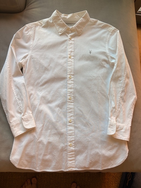 All Saints White Button-Down Shirt - Picture 2 of 11